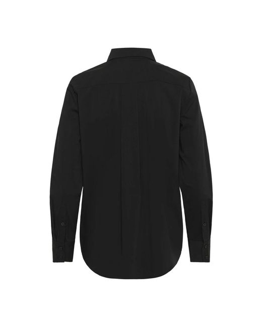 Part Two Overhemden ,Zwart ,Katoen Zwarte Nimini Pw Sh Blouse in het Black