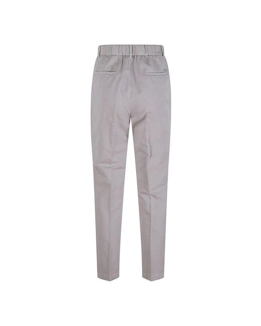 Incotex Gray Blaue stretch-baumwollhose