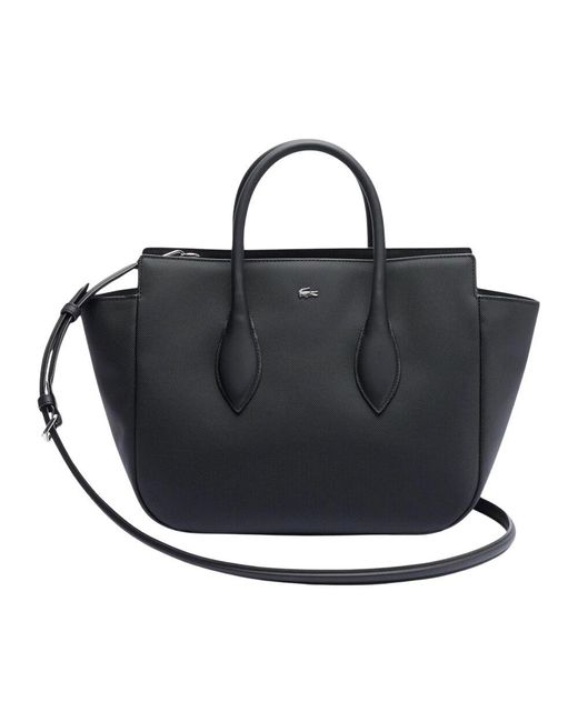 Lacoste Black Daily City Handtasche Schwarz