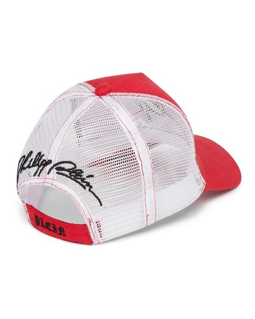 Philipp Plein Baseball Cap in Red für Herren
