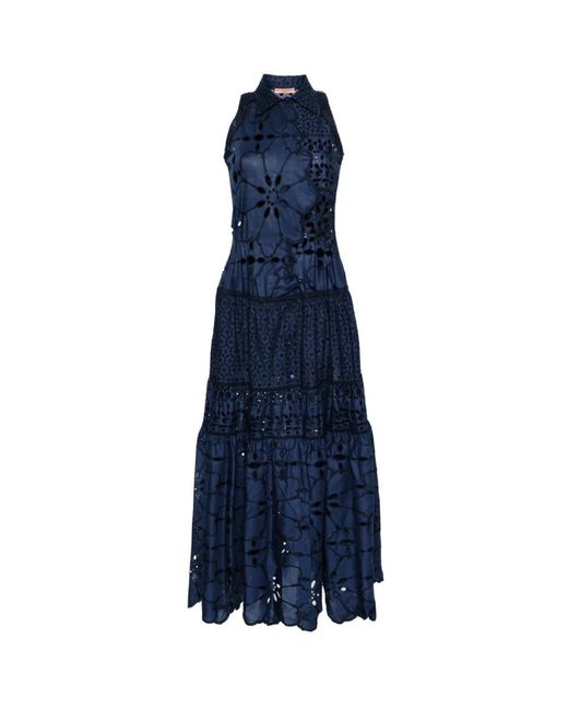 Dresses > day dresses > maxi dresses Ermanno Scervino en coloris Blue
