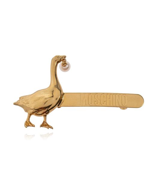 Hair Accessories Moschino de color Metallic