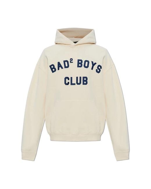 DSquared² Hoodies & Sweatvesten ,Katoen Sweatshirt Met Patch in het White voor heren