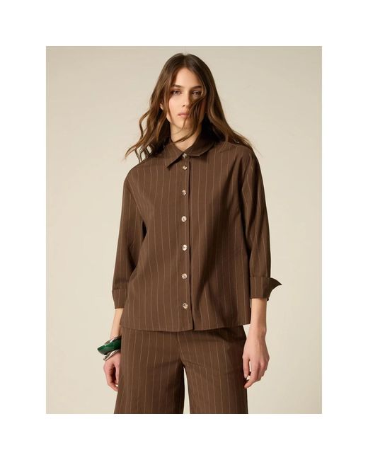 Shirts di Oltre in Brown
