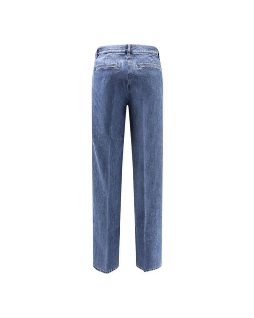 Lardini Blue Straight Fit Jeans for men
