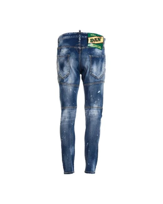 DSquared² Blue Skinny Jeans for men