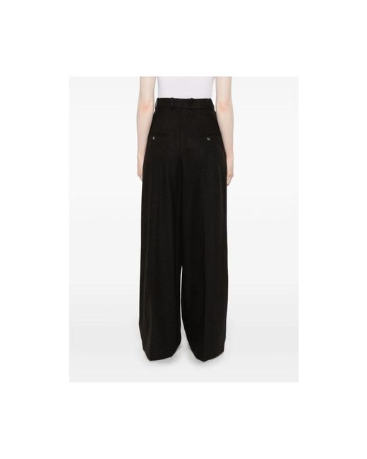 A.P.C. Black Kaffeebraune hose mit taschen