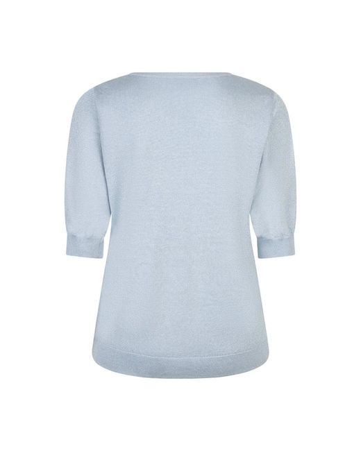 Red Button Sweet Sparkle Top in het Blue
