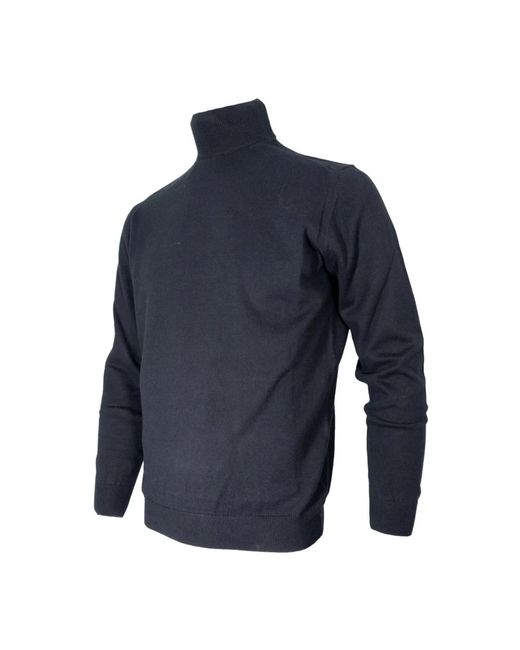 Cashmere Company Blue Turtlenecks for men