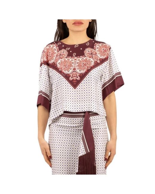 Pinko Red Blouses