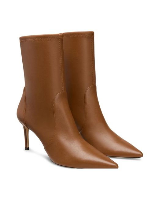 Stuart Weitzman Brown Heeled Boots