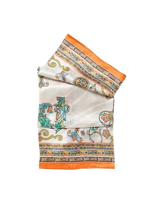 Just Cavalli Multicolor Silk Scarves