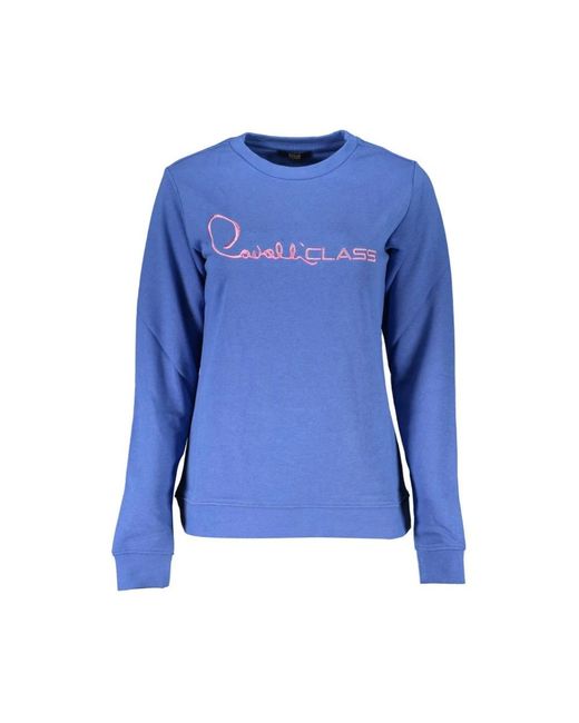 Roberto Cavalli Blue Sweatshirts for men
