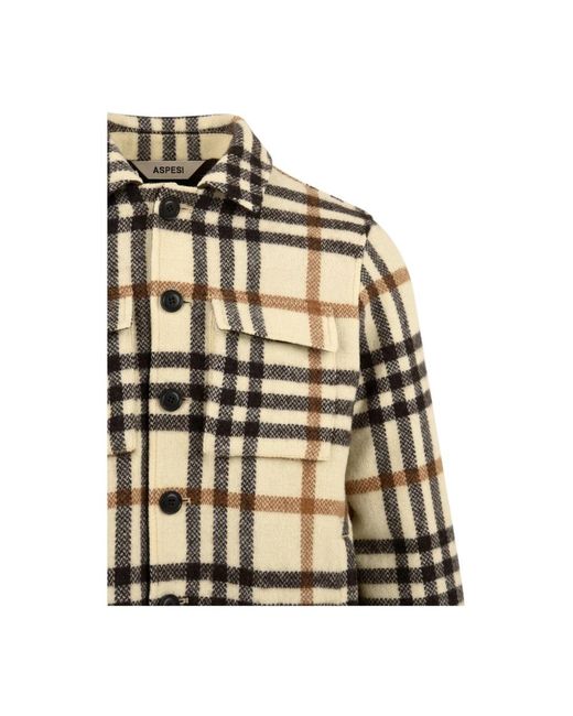 Aspesi Brown Casual Shirts for men