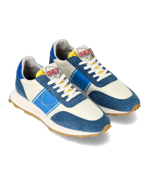 Philippe Model Blue Sneakers for men