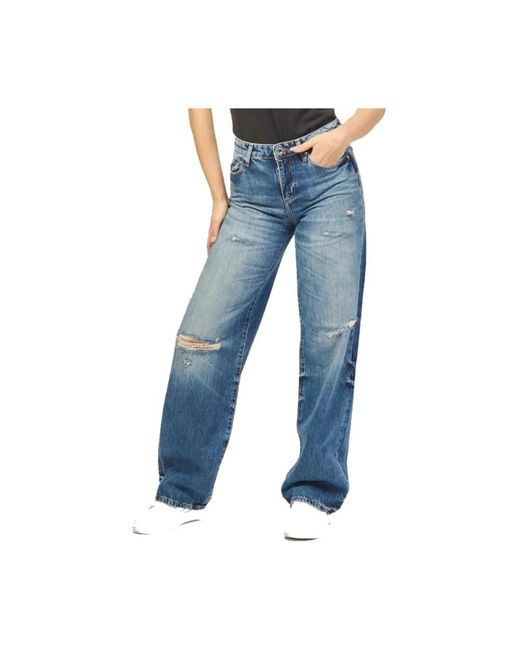 ARMANI EXCHANGE Blue Wide Jeans