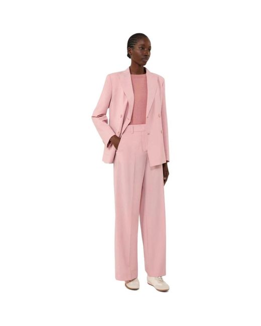 Weekend by Maxmara Pink Wide Trousers