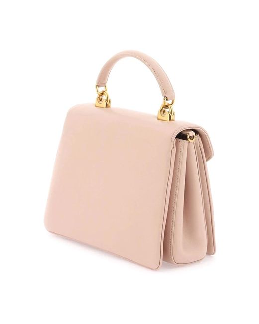 Dolce & Gabbana Pink Devotion handtasche mit herzapplikation