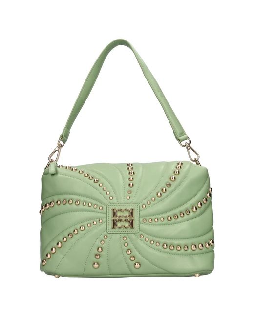 La Carrie Green Shoulder Bags