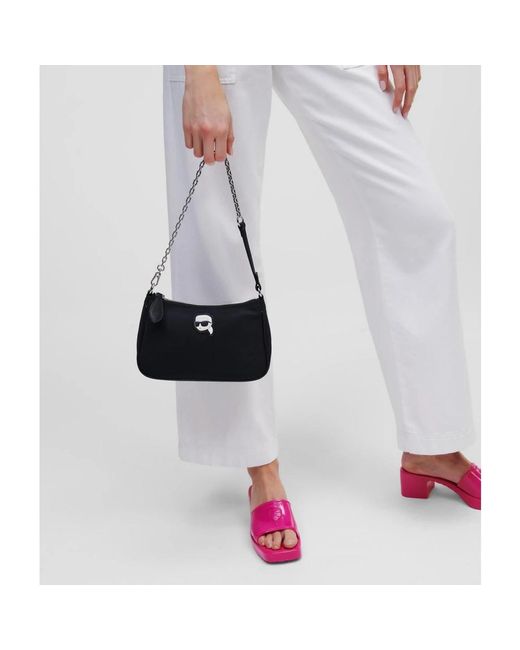 Karl Lagerfeld Black Handbags