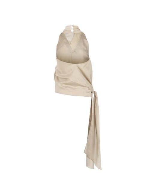 Entire studios White Sleeveless Tops