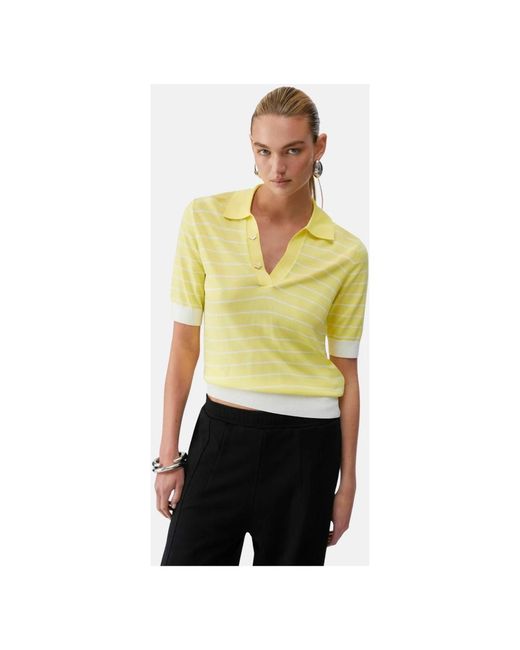 Liu Jo Yellow Polo Shirts