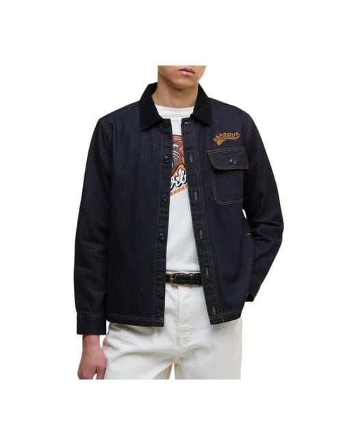 Barbour Black Denim Jackets for men