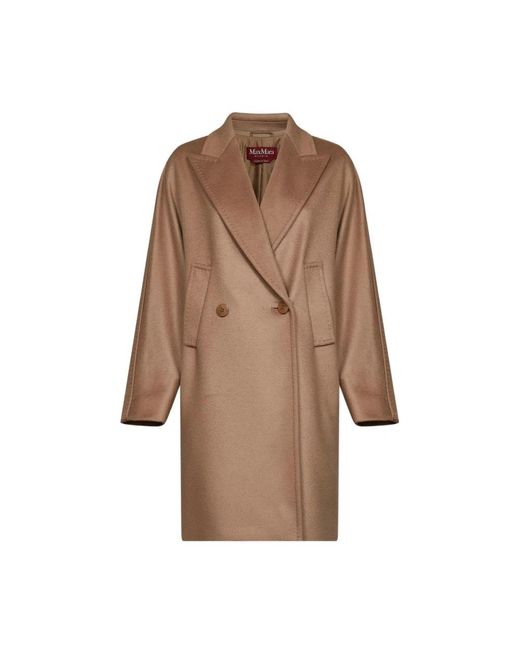 Max Mara Mstmastro Jas in het Brown