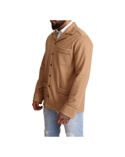 Dolce & Gabbana Brown Light Jackets for men