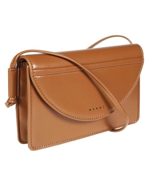 Cross Body Bags Marni de color Brown