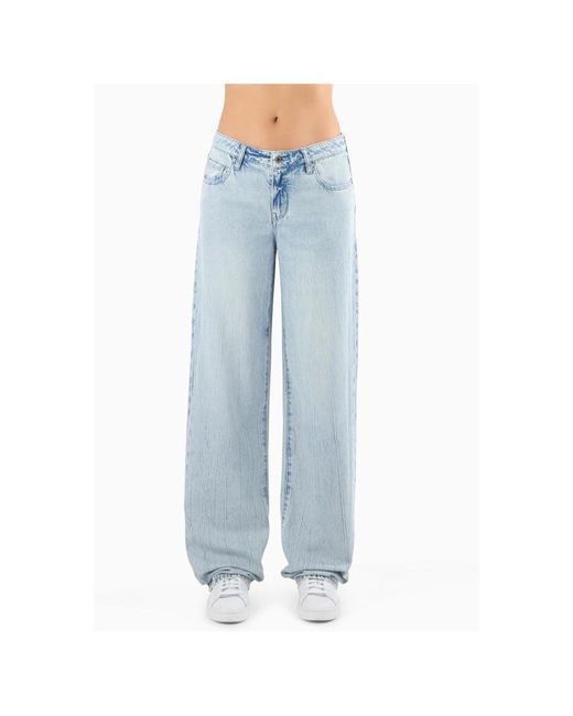 ARMANI EXCHANGE Weite Jeans in het Blue