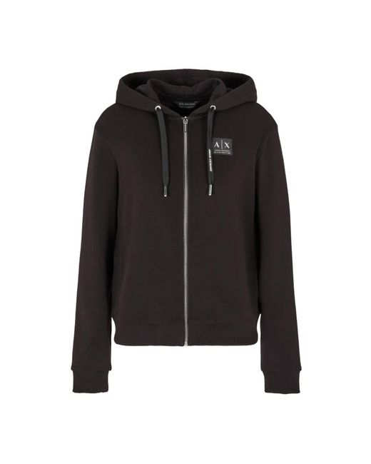 ARMANI EXCHANGE Black Zip-Throughs