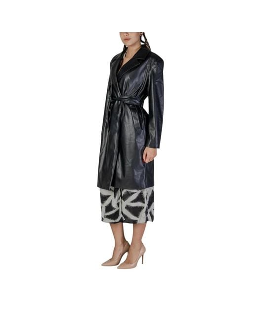 ONLY Belted Coats in het Black