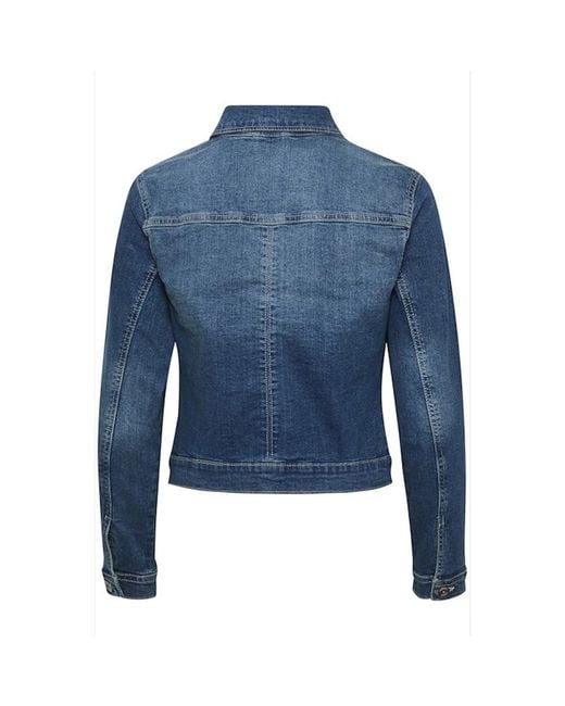 Cream Blue Denim Jackets