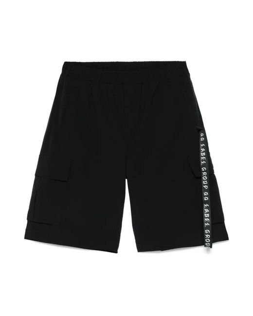 Casual Shorts di 44 Label Group in Black da Uomo