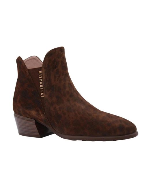 Hispanitas Brown Cowboy & Biker Boots