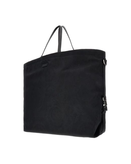 Versace Black Shopping Bags for men