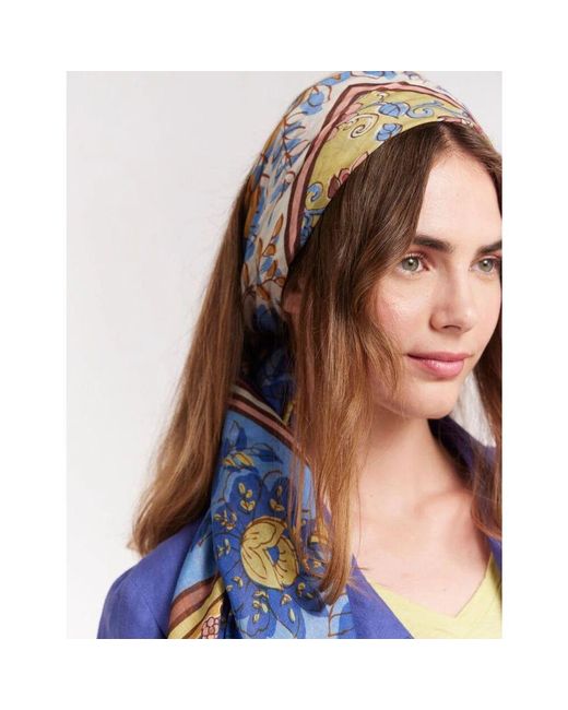 Joyce sciarpa per estate 2023 di Ines De La Fressange Paris in Blue
