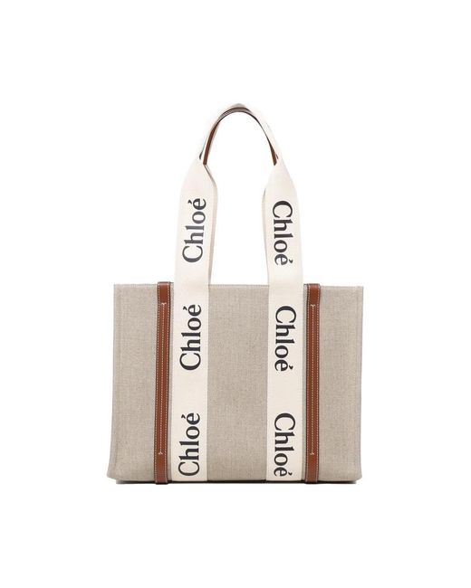Chloé Natural Tote Bags