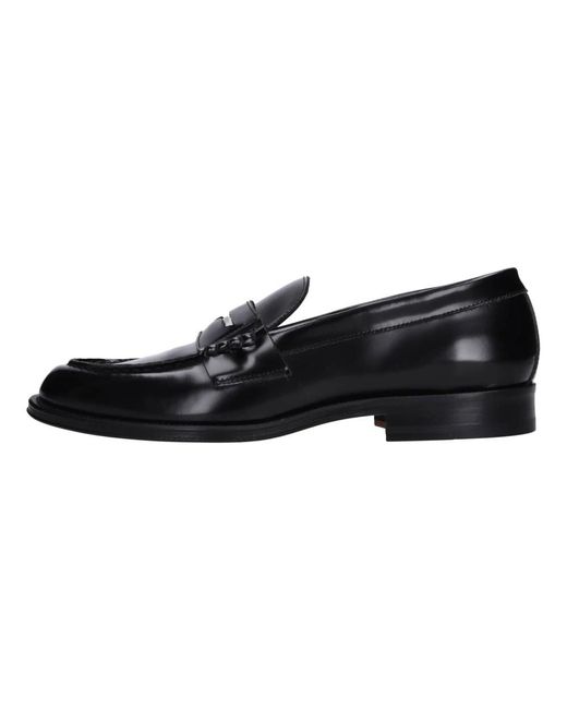 DSquared² Schoenen ,Zwart ,Leer Platte Schoenen Zwart in het Black voor heren