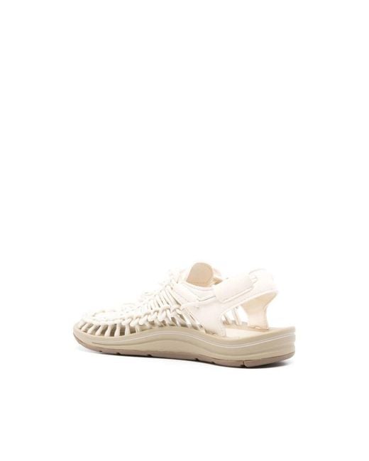Keen White Flat Sandals