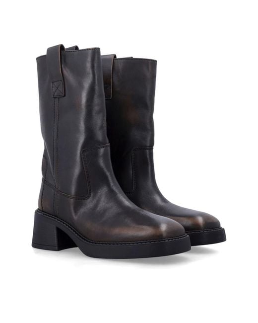 Miista Black Heeled Boots