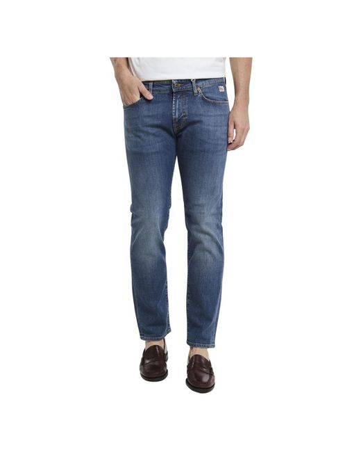 Roy Rogers Denim jeans mit mittlerer waschung und leichten abnutzungen in Blue für Herren