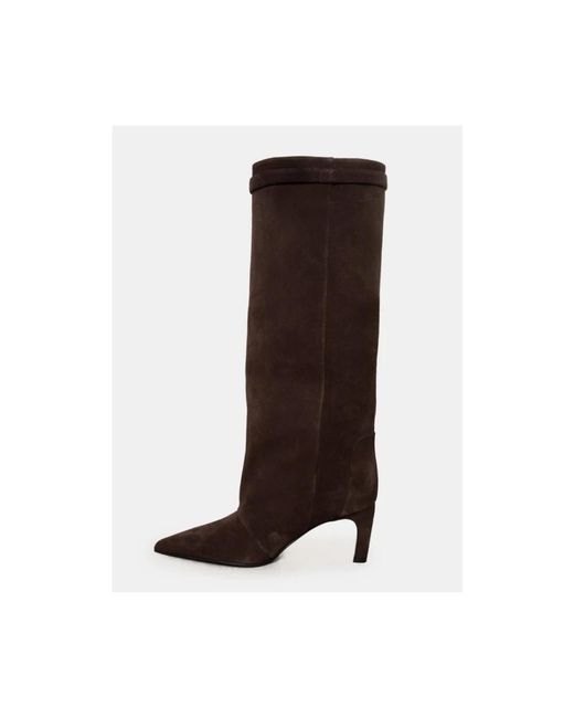 Lella Baldi Brown Heeled Boots