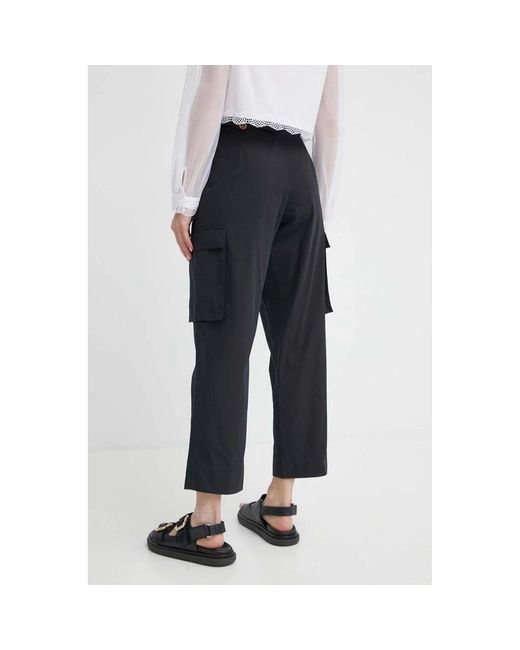 Twinset Black Cropped Trousers