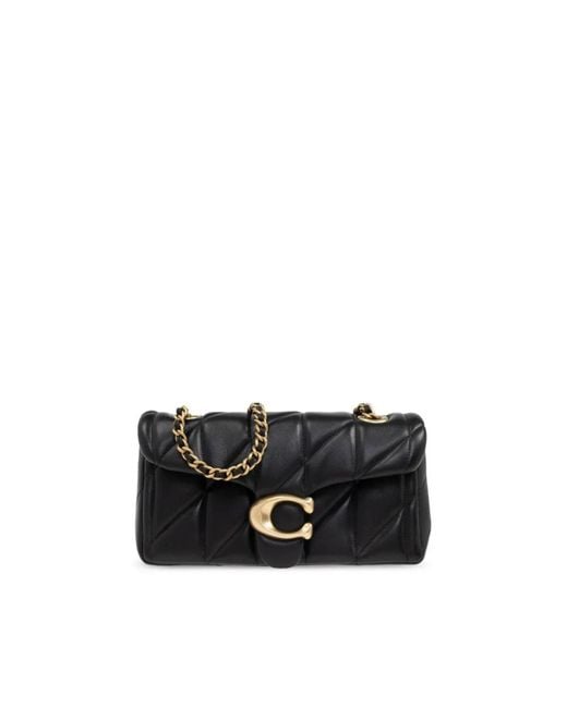 COACH Black Tabby Schultertasche 20 Mit Kissen-Steppung