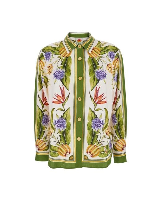 Farm Rio Green Shirts