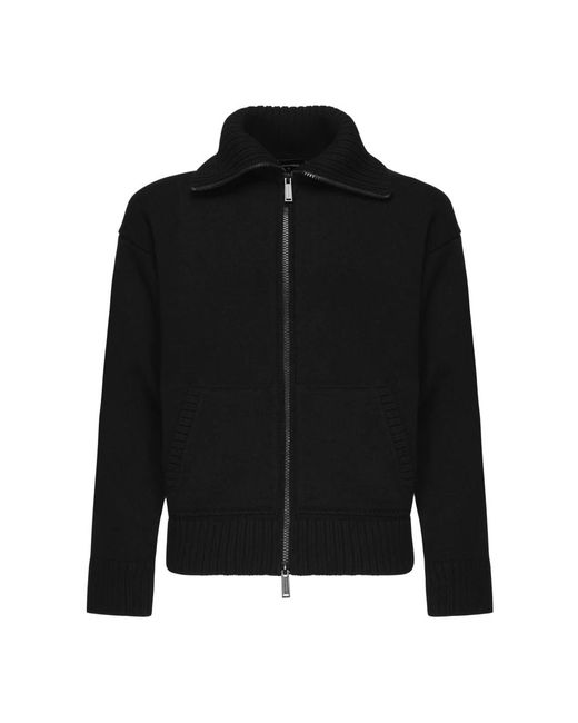 DSquared² Black Zip-Throughs for men