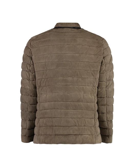 Down Jackets di Moorer in Green da Uomo