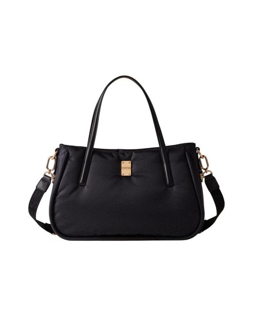 Borbonese Black Shopping Bags